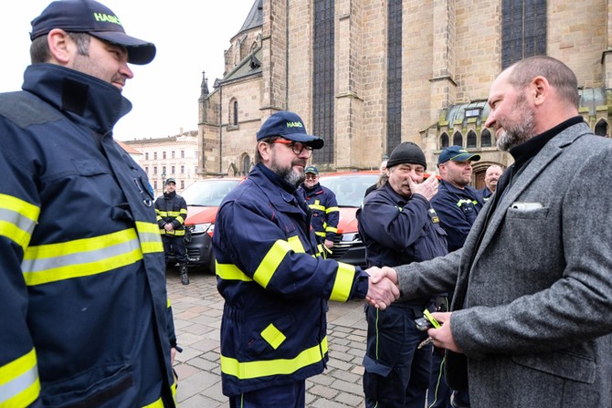 Pedn vozidel (fotografie: M. Pecuch)