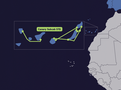 Map indicating the approximate area covered by the study in Spain's Canary Islands.