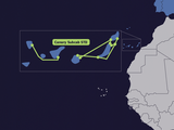 Map indicating the approximate area covered by the study in Spain's Canary Islands.