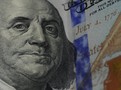 Dolar bill Benjamin Franklin
