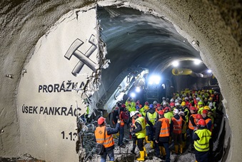 Prorka na metru D dne 1. 12. 2023 - zdroj DPP