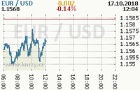 Online graf kurzu usd/eur