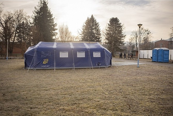 Zlnsk Asistenn centrum pomoci odbavilo bhem dopoledne prvnch 60 uprchlk