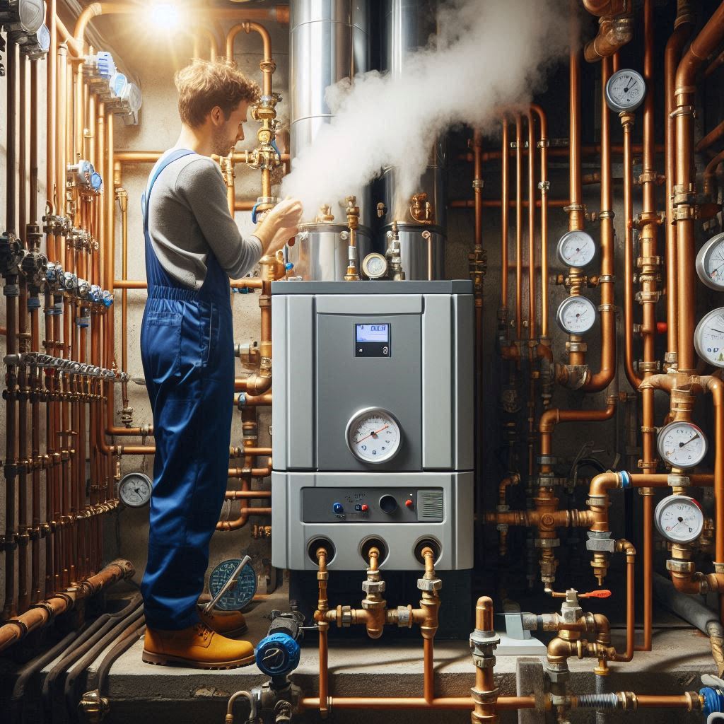 plynový kotel ilustrační