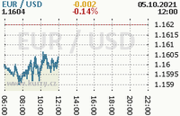 Online graf kurzu usd/eur