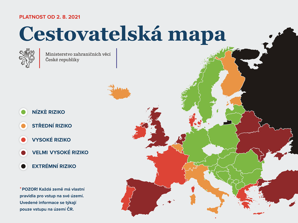 cestovatelsk mapa od 2.8.2021