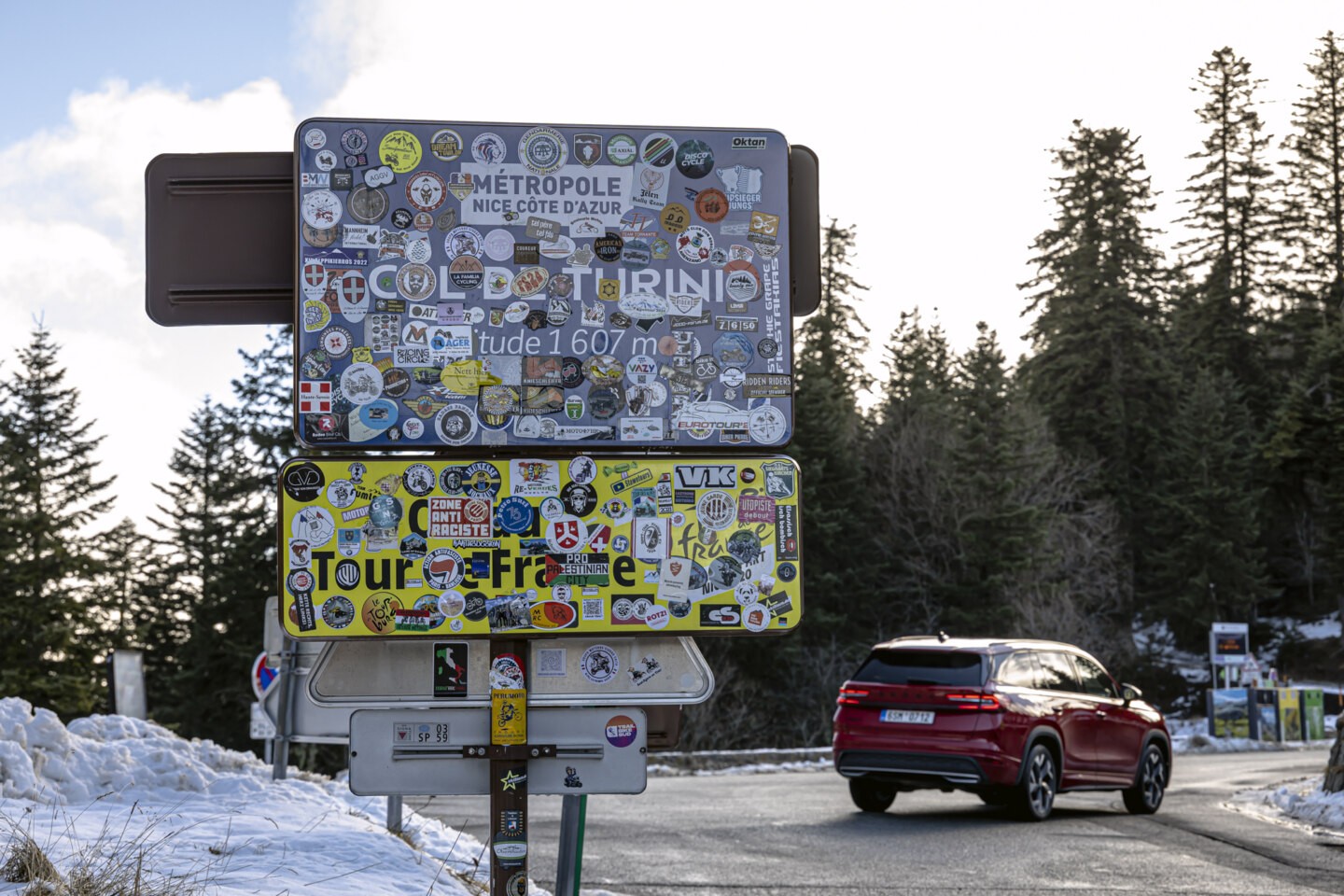 Škoda Kodiaq na Col de Turini