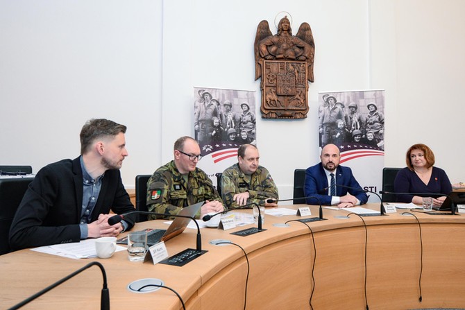 Tiskov konference ke Slavnostem svobody 2023 (fotografie: M. Pecuch)