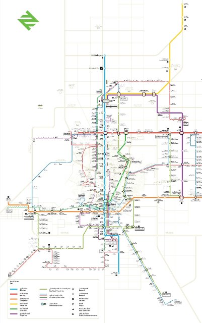 Riyadh metro map