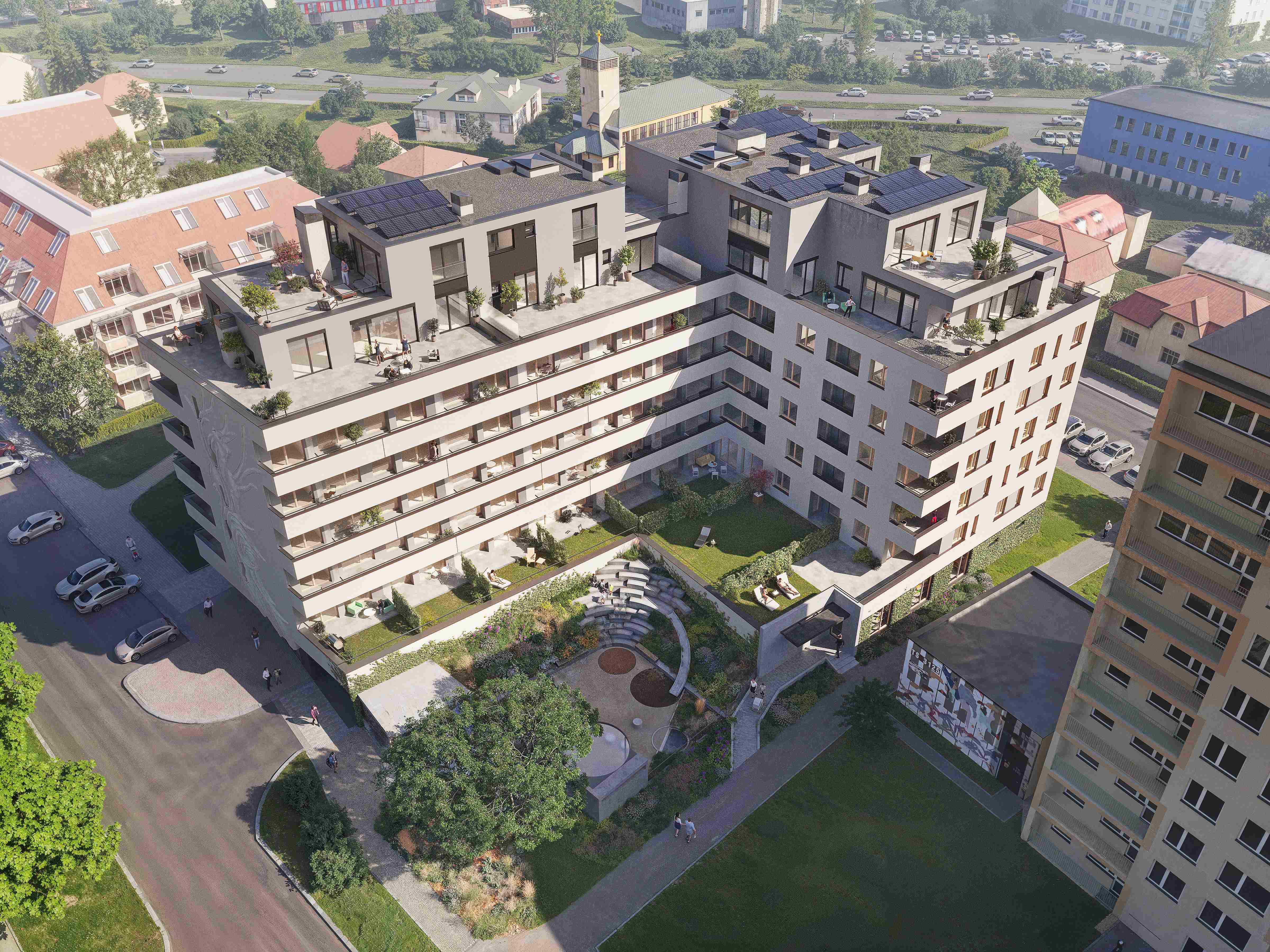 Rezidence Starochodovská vizualizace