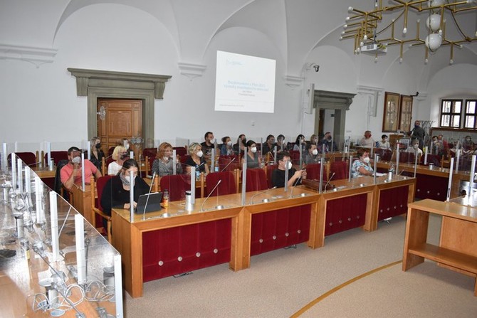 Prezentace studie na plzesk radnici (foto: A. Jaroov)