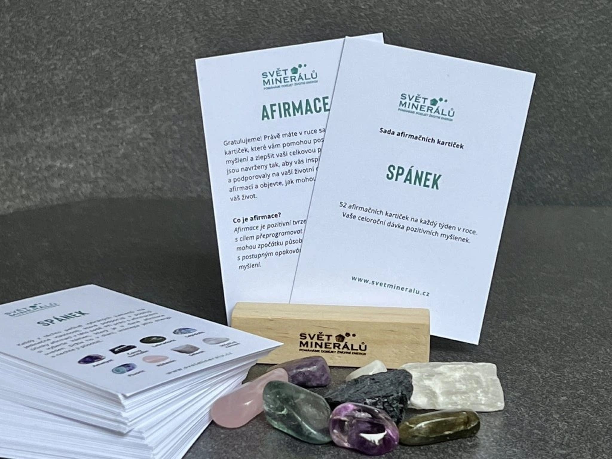 ilustrační afirmační karty