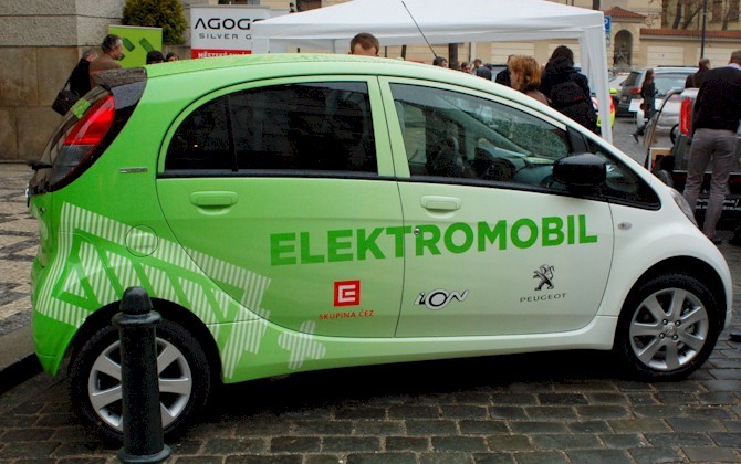 dobjec stanice elektromobily