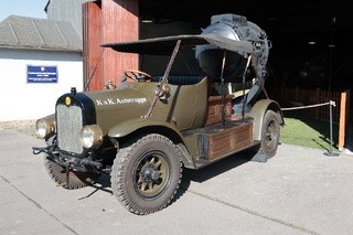  Světlometný vůz Praga R z roku 1914