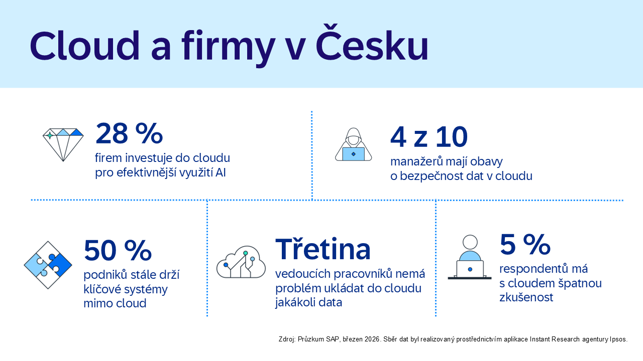infografika Cloud a firmy v �esku