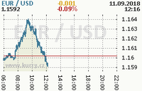 Online graf kurzu usd/eur