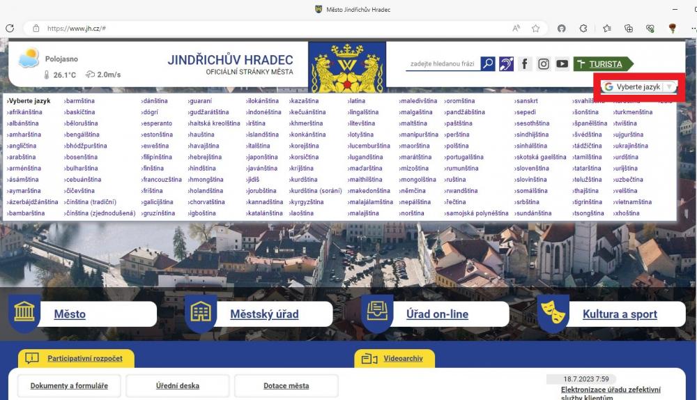 WEB JH PREKLAD, obrzek se oteve v novm okn