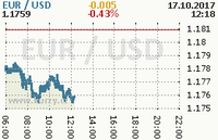 Online graf kurzu usd/eur