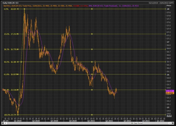 koruna euro nb