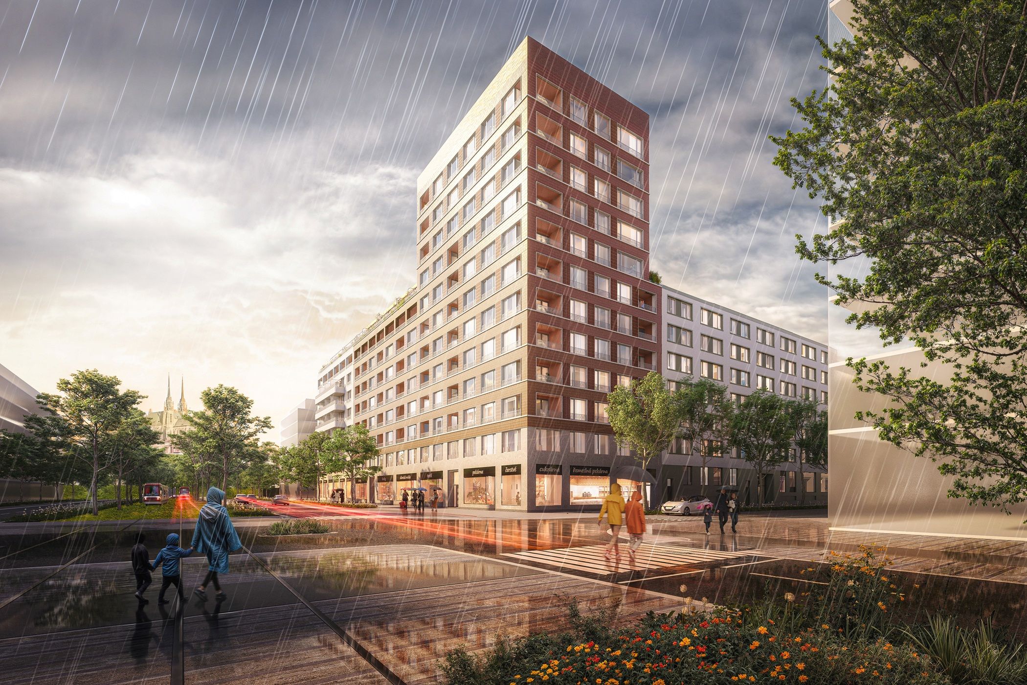 vizualizace Bulvár Trnitá