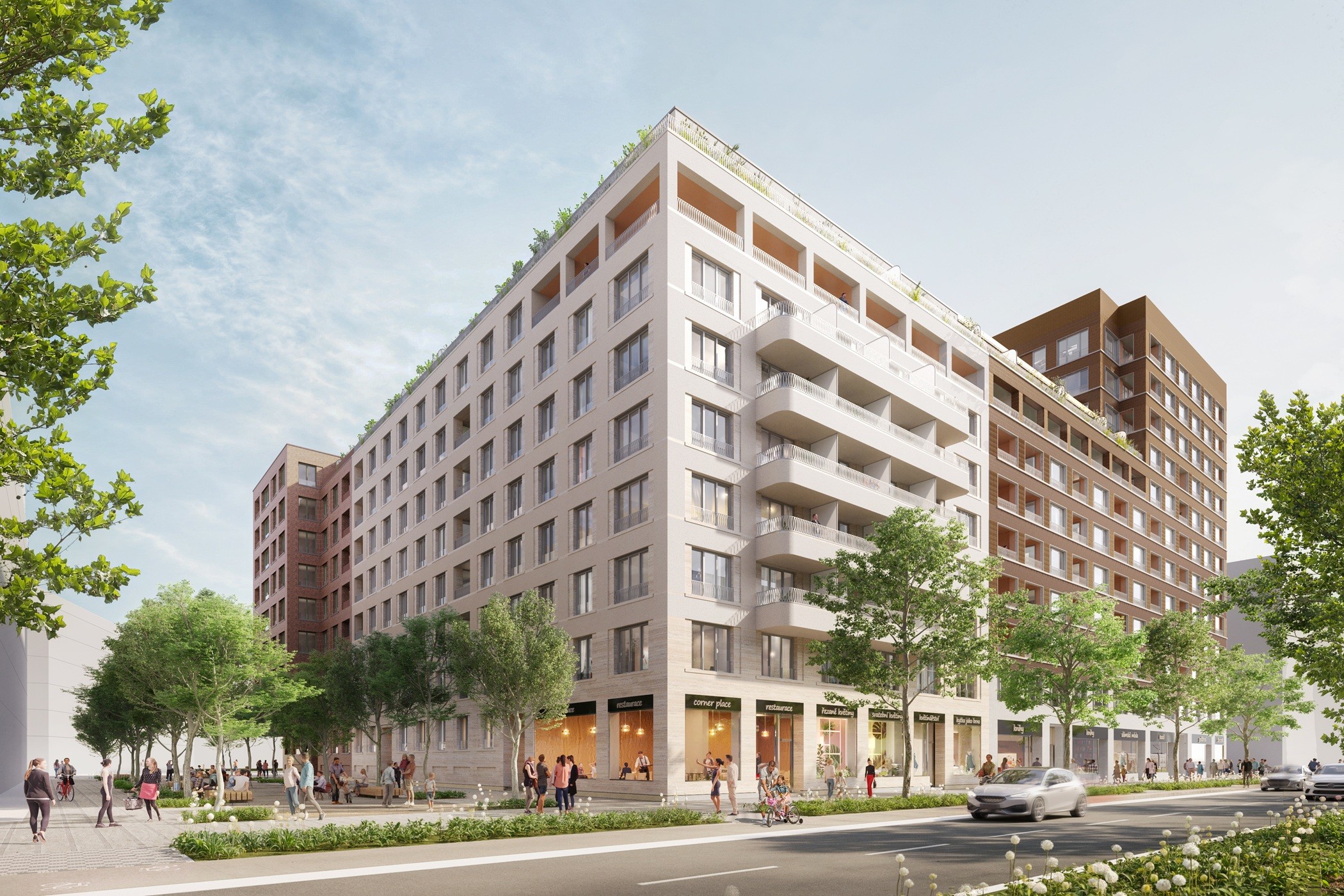 Bulvár Trnitá vizualizace