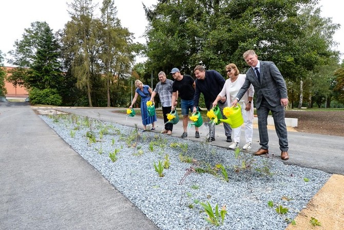 Netradin slavnostn oteven parku (foto: M. Pecuch)