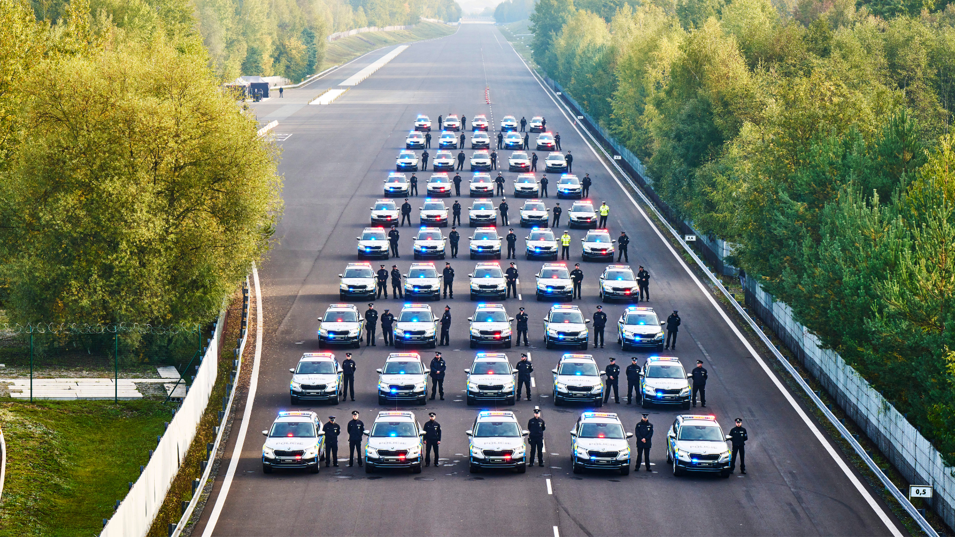 Various security forces also frequently use fleets of Škoda vehicles. The automaker is able to customize its models to meet their specific needs.