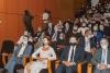 Premiere of R.U.R. audience in masks