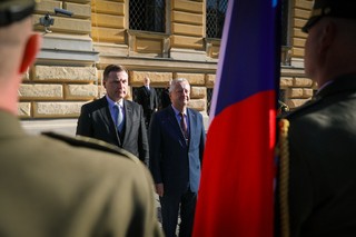 Ministr obrany Jarom�r Z�na jednal s estonsk�m ministrem obrany