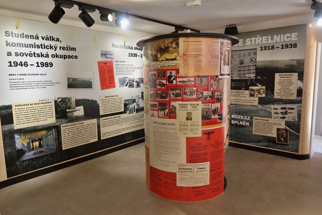 expozice - vojenská historie Brd