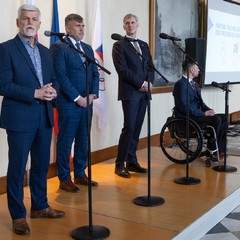P�ijet� �esk�ch olympionik� a paralympionik�, M��ovna Pra�sk�ho hradu, 31.3.2026, foto: Zuzana B�nisch