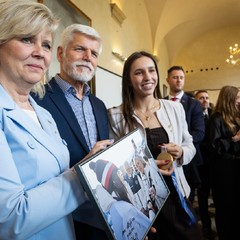 P�ijet� �esk�ch olympionik� a paralympionik�, M��ovna Pra�sk�ho hradu, 31.3.2026, foto: Zuzana B�nisch