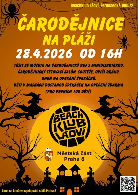 Čarodějnice na pláži 2026