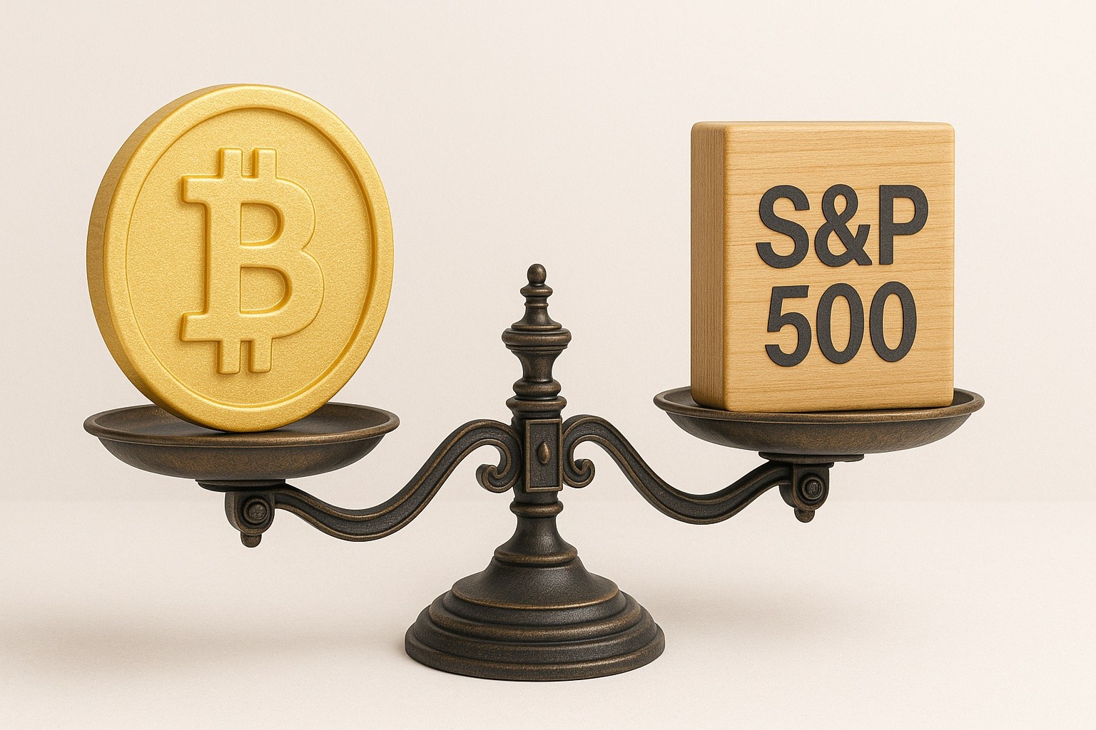 Bitcoin vs. S&P 500 | Kurzy.cz