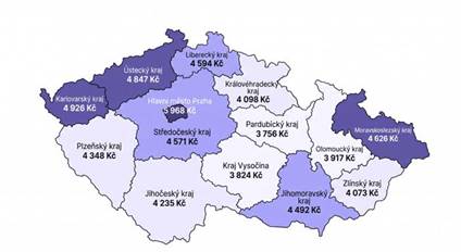 v�voj cen povinn�ho ru�en� - kraje 
