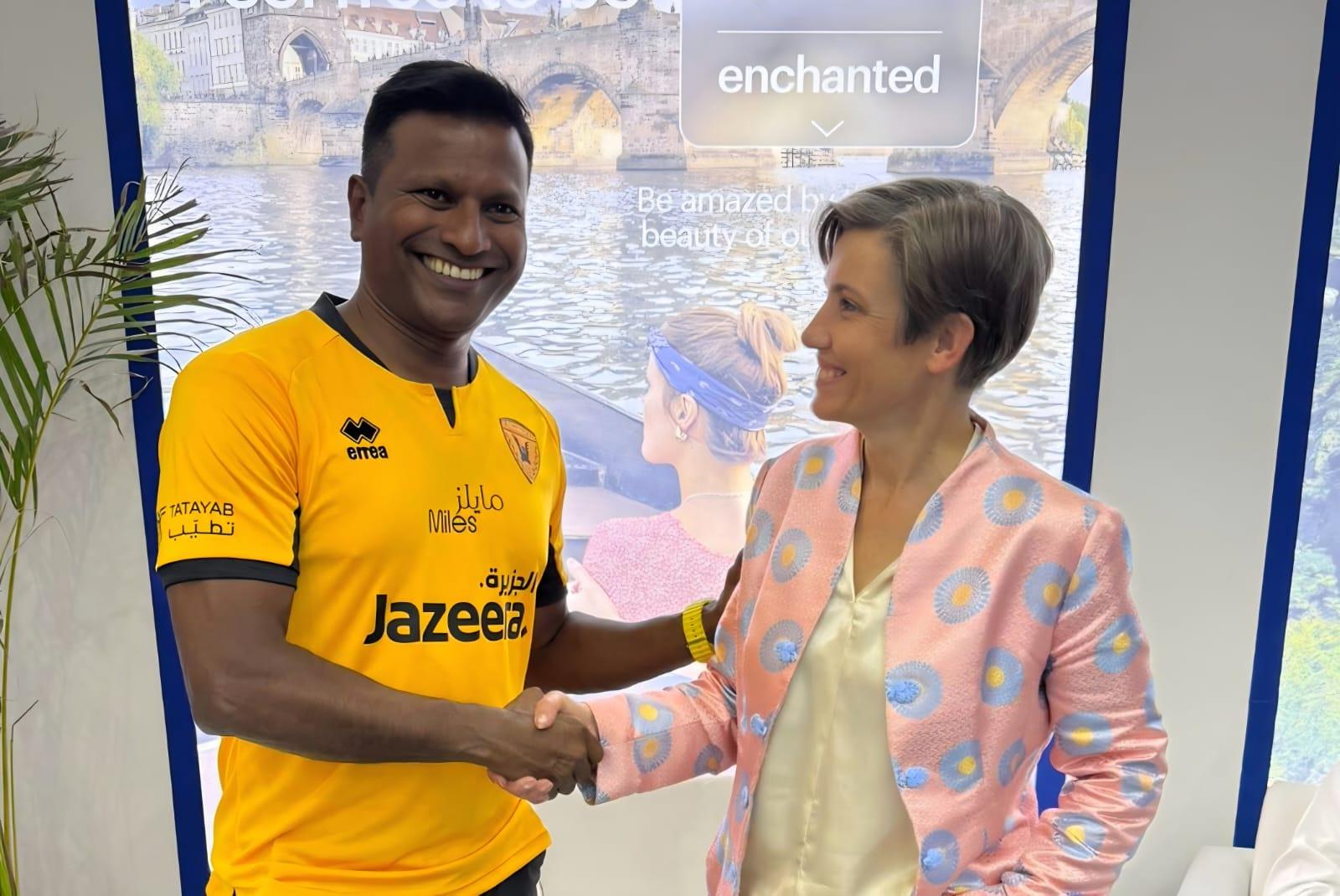 Barbara Andelova a Barathan Pasupathi