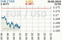 Online graf kurzu usd/eur