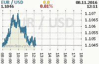 Online graf kurzu usd/eur