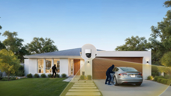 Ilustrační dům zabezpečení