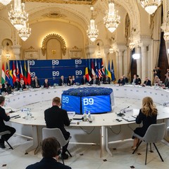 Prezident Petr Pavel se z��astnil summitu Bukure��sk�ho form�tu, 13.5.2026, foto: Tom� Fongus