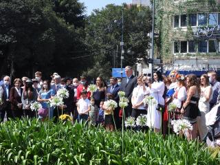 Pietn akt u pomnku T. G. Masaryka