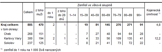 Zemel v Karlovarskm kraji a jeho okresech v 1. tvrtlet 2024 (pedbn daje) 