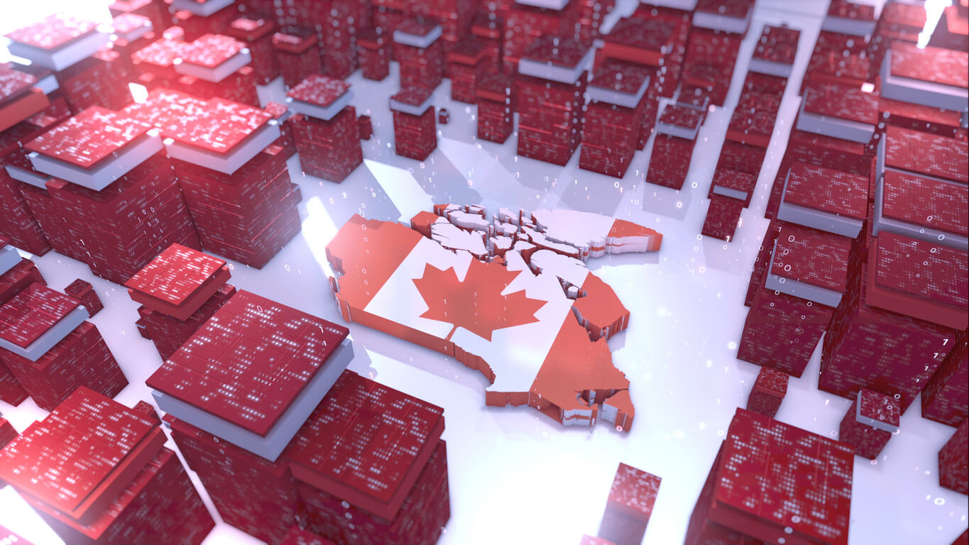 4K-Digital Canada Map