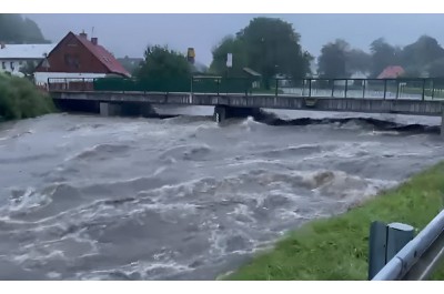 aktuln situace na Jesenicku - Mikulovice. zdroj: HZS OLK