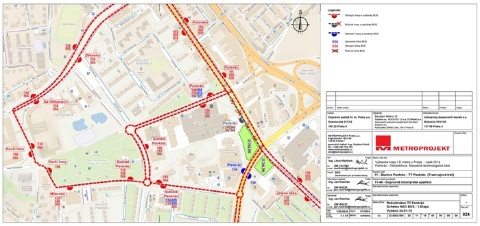 Tramvaj na konci ptho roku dojede a ped OC Arkdy Pankrc- omezen bhem vstavby - MHD i IAD