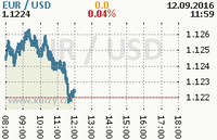 Online graf kurzu usd/eur