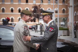 Generlporuk Karel ehka jednal se svm protjkem generlem Rudolfem Striedingerem v rakouskm Wiener Neustadtu