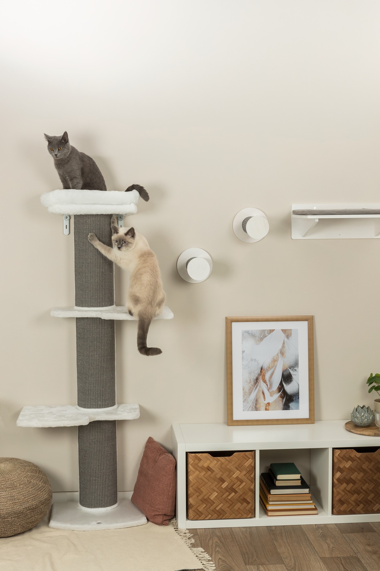 škrábadlo a odpočívadlo pro kočky