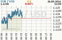 Online graf kurzu usd/eur