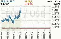 Online graf kurzu usd/eur